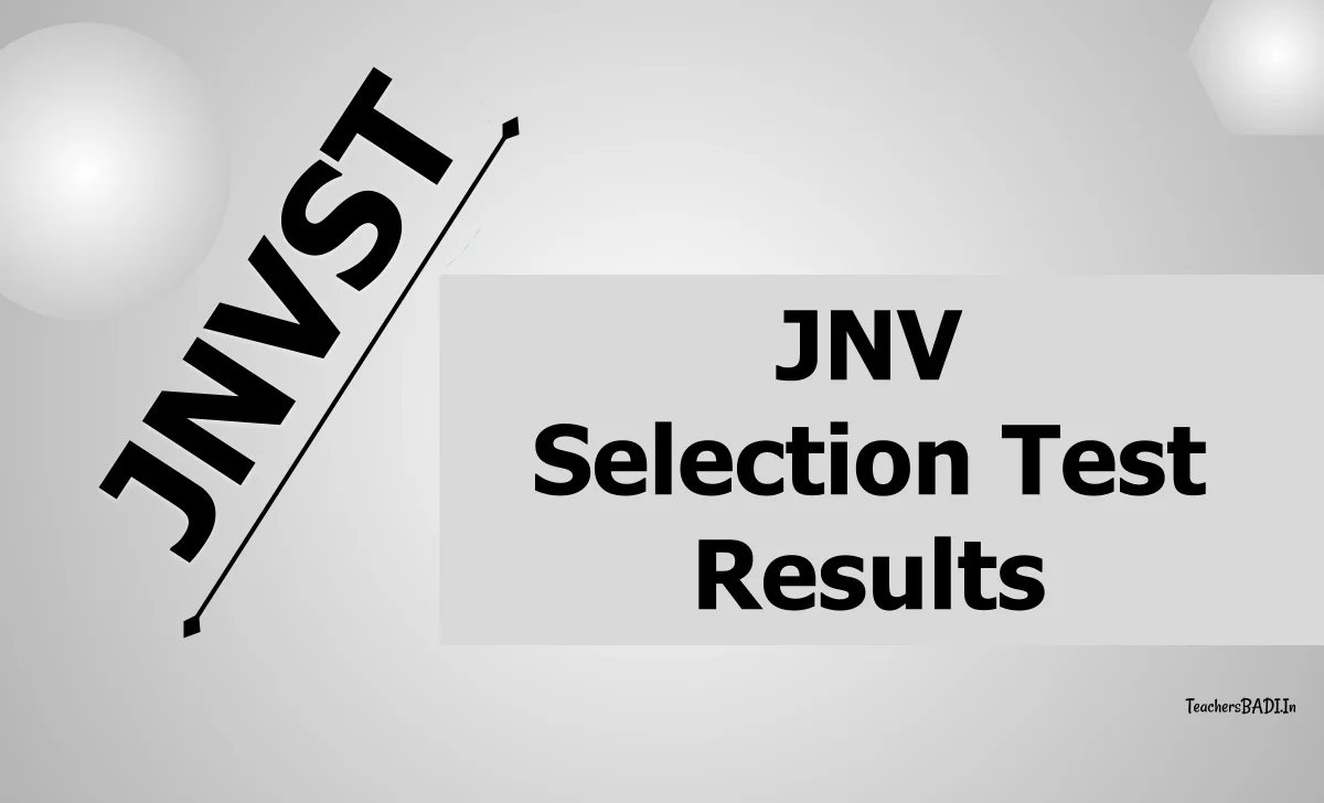 Class 6 JNVST Result 2023