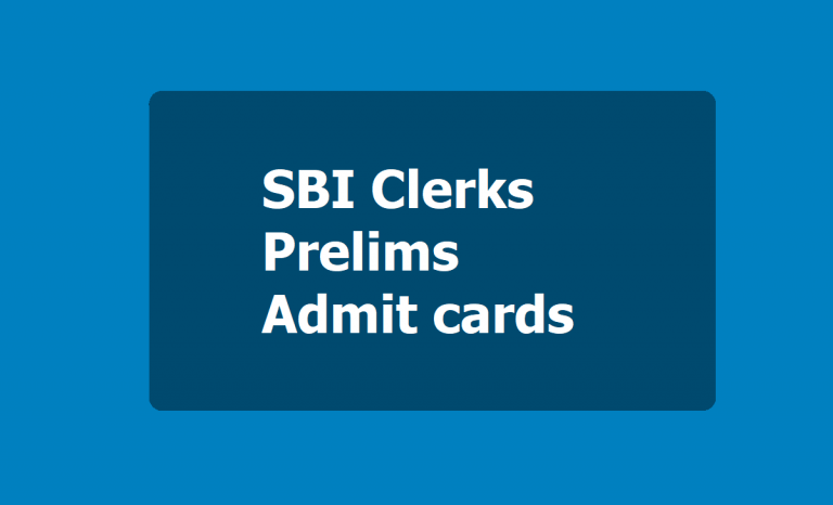 SBI Clerk Prelims Admit Card 2023 Download From Bank sbi web careers