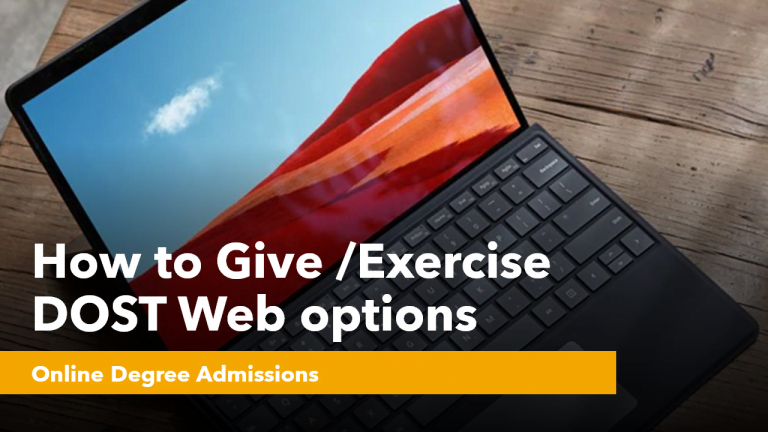 How to give Exercise DOST Web options