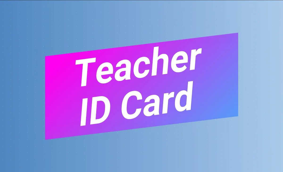 TS Teacher ID Card