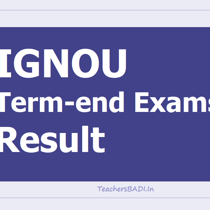 IGNOU Term End Exam Result 2025, Check TEE Results, Grade Card at ignou .ac.in IGNOU Term End Exam Result 2025, Check TEE Results, Grade Card at ignou .ac.in