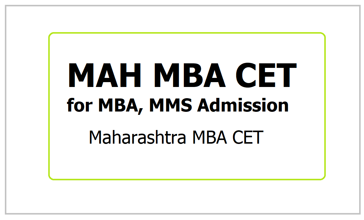 Maharashtra MBA CET 2021