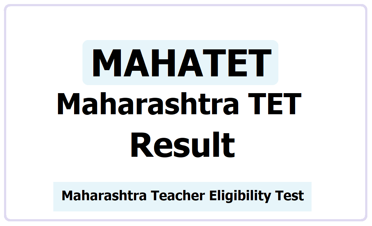Maharashtra TET Result